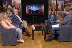 Interviewees in the NVTV studio | NICRC