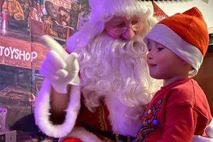 A boy with Santa | NICRC