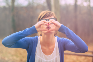 A heart shape made with a woman's hands | NICRC